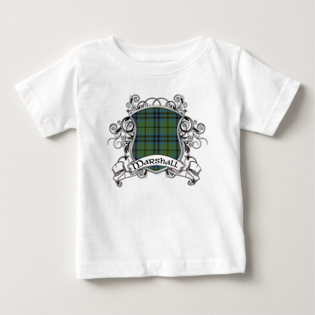Marshall Tartan Shield T-shirt (Framsida)