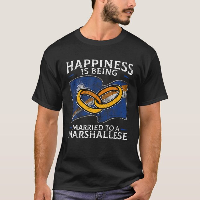 Marshallese Giftermål Marshall Islands Bröllop Mar T Shirt (Framsida)