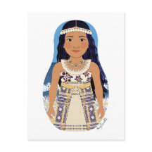 Marshallese Matryoshka Postcard