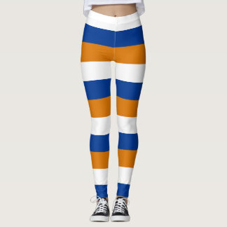 Marshallöarna Flagga Färg Vågrät Stripe Leggings