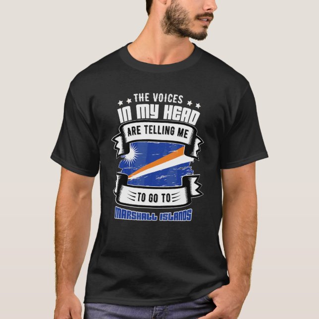 Marshallöarna i mitt huvud t shirt (Framsida)