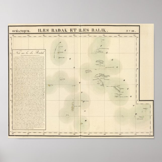 Marshallöarna Oceanien nr 10 Poster (Framsidan)