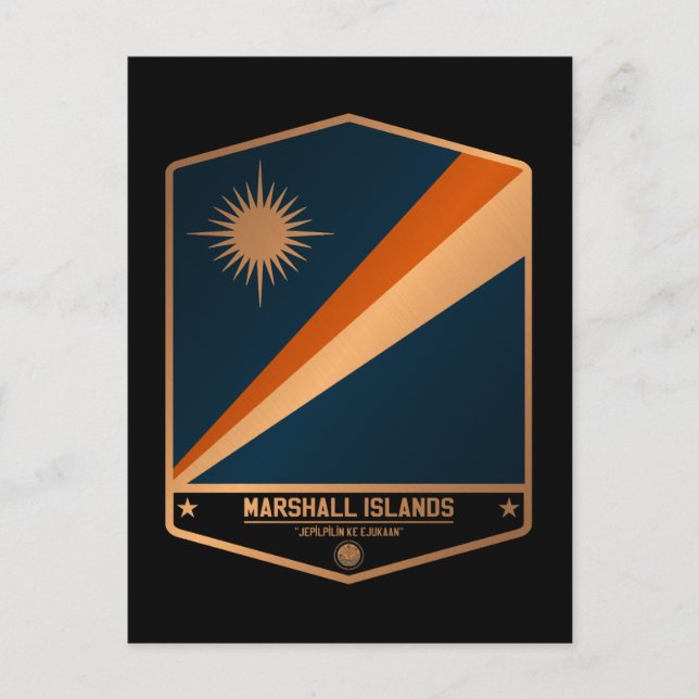 Marshallöarna Vykort (Framsida)