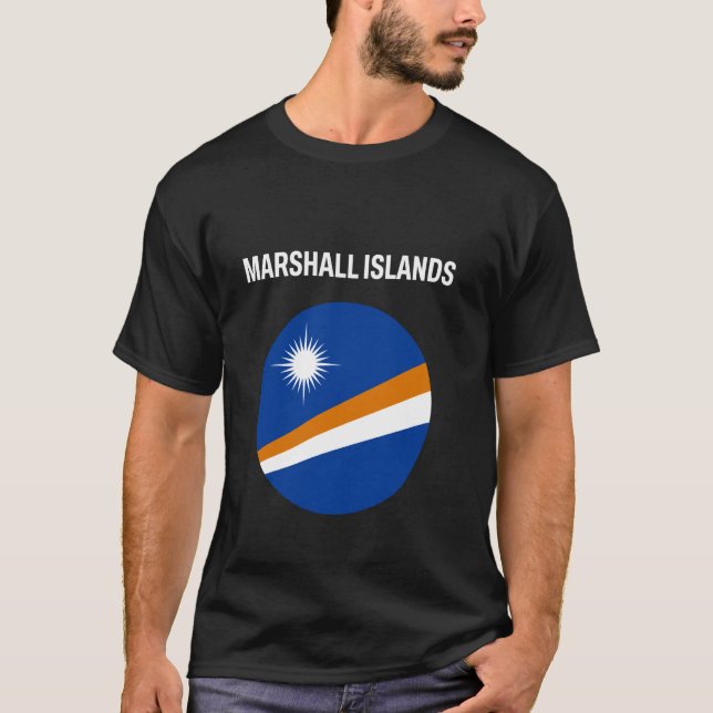 Marshallöarnas flagga Modern T Shirt (Framsida)