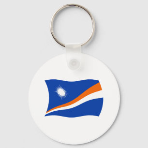 Marshallöarnas flagga Nyckelring