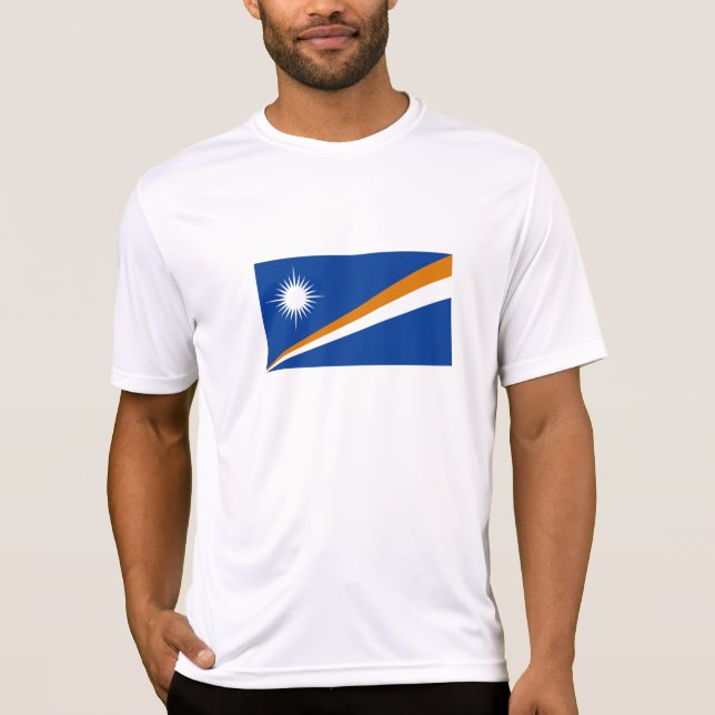 Marshallöarnas flagga t shirt (Framsida)