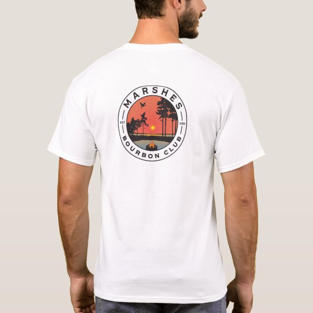 Marshes Bourbon Klubb - Classic T-Shirt (Baksida)