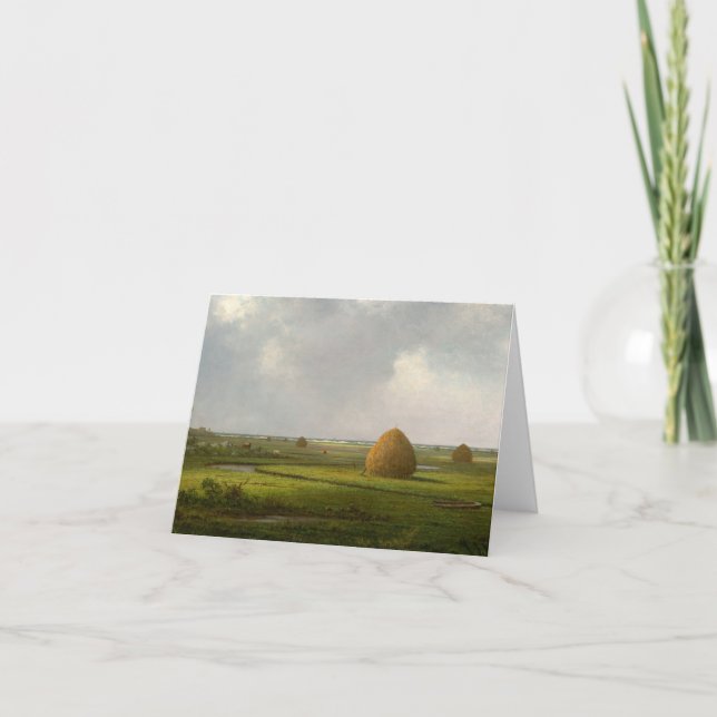 Marshfield, 1876 av Martin Johnson Heade Tack Kort (Framsida)