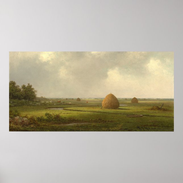 Marshfield - Martin Johnson Heade Fine Art Poster (Framsidan)