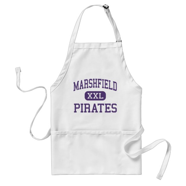 Marshfield - pirater - kick - kuttrandefjärd förkläde (Framsidan)