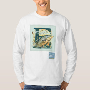 Marshian Manar Långärmad Salmon T-Shirt