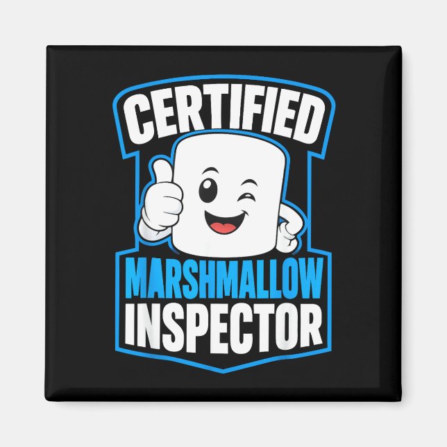 Marshmallow älskare campfire s'mores  magnet (Framsidan)