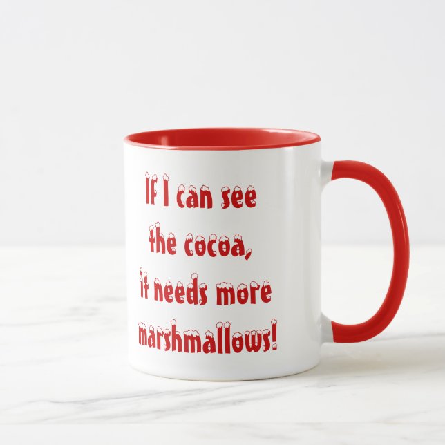 Marshmallow Älskare Cocoa Mugg (Höger)