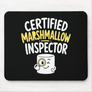 Marshmallow älskare musmatta