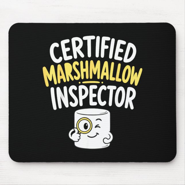 Marshmallow älskare  musmatta (Framsidan)