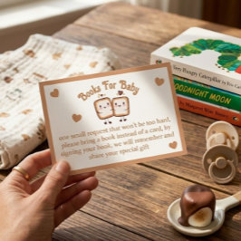 Marshmallow Baby Shower Books For Baby Tilläggskort