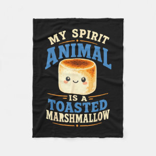 Marshmallow campfire s'mores fleecefilt