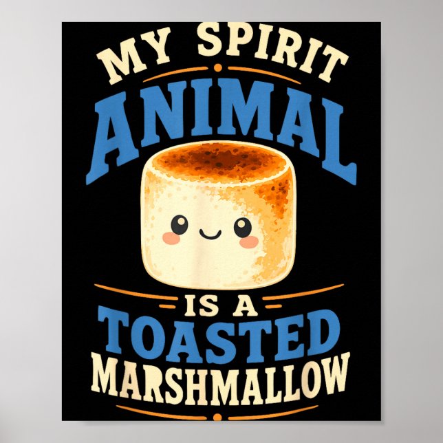Marshmallow campfire smörgåstårta  poster (Framsidan)