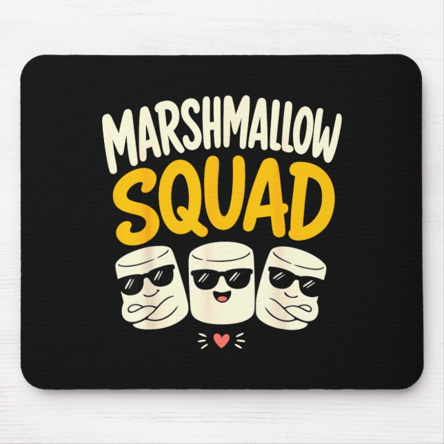 Marshmallow familj campfire s'mores  musmatta (Framsidan)
