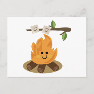 Marshmallow Fire Vykort