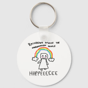 Marshmallow-folk delar deux. nyckelring