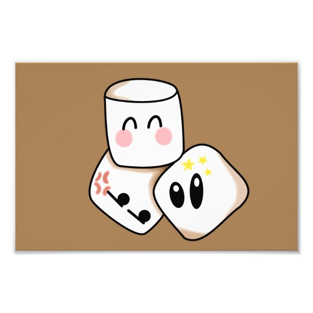 Marshmallow Fototryck (Framsidan)