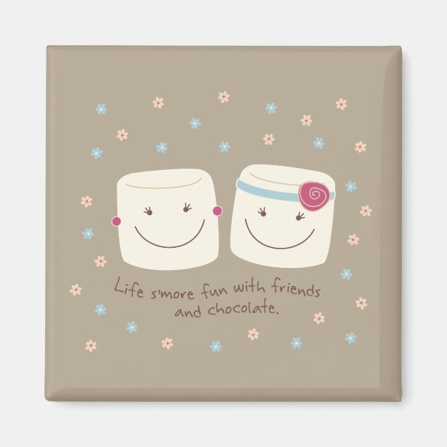 Marshmallow Friends and Chocolate Magnet (Framsidan)