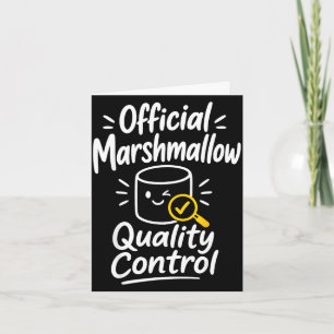 Marshmallow humor lägereld s'mores kort