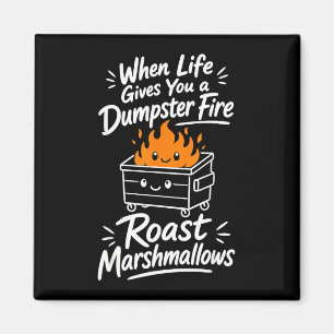 Marshmallow humor magnet