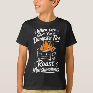 Marshmallow humor t shirt