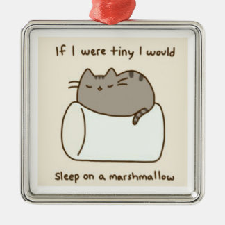 marshmallow julgransprydnad metall