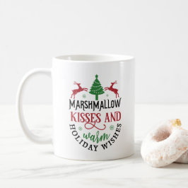 Marshmallow Kisses and Warm Helgdag Wish Kaffemugg