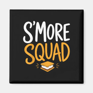 Marshmallow lägereld camping s'mores magnet