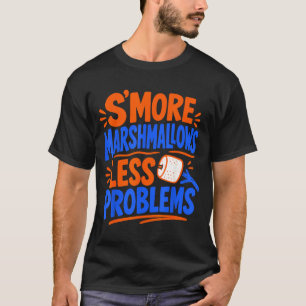 Marshmallow lägereld s'mores t shirt