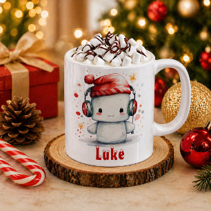 Marshmallow Personlig Julmugg Kaffemugg