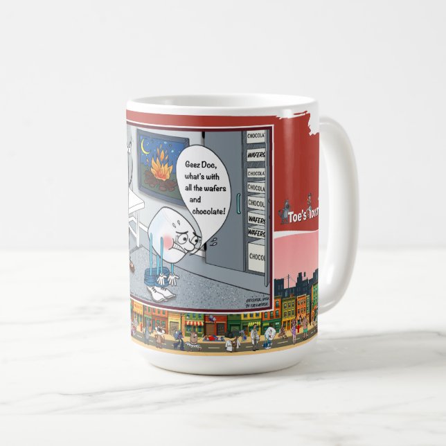 Marshmallow Prostatundersökning | Få bra klassiker Kaffemugg (Framsida höger)