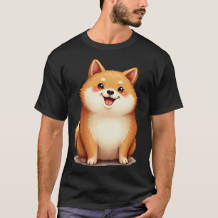Marshmallow Shiba T Shirt
