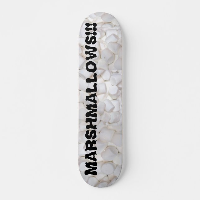 marshmallow skateboard bräda 20 cm (Framsida)