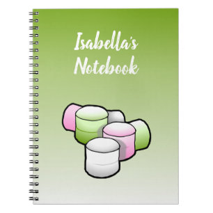 Marshmallow Spiral Foto Anteckningsbok