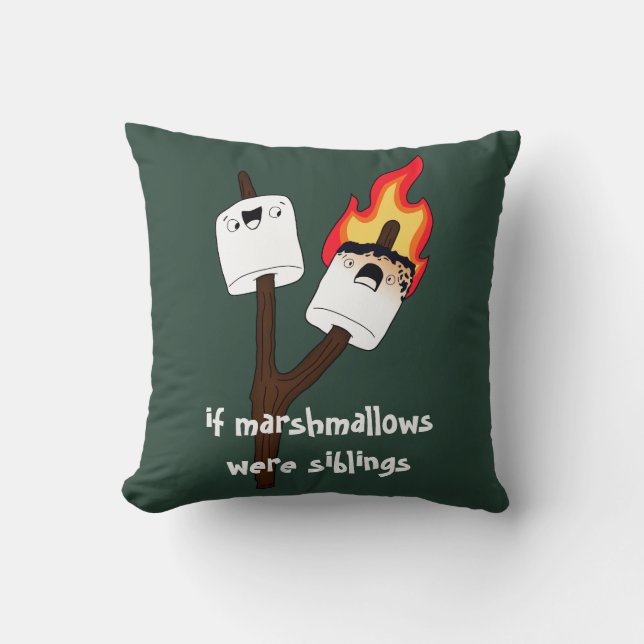 Marshmallow-syskon Kudde (Framsida)