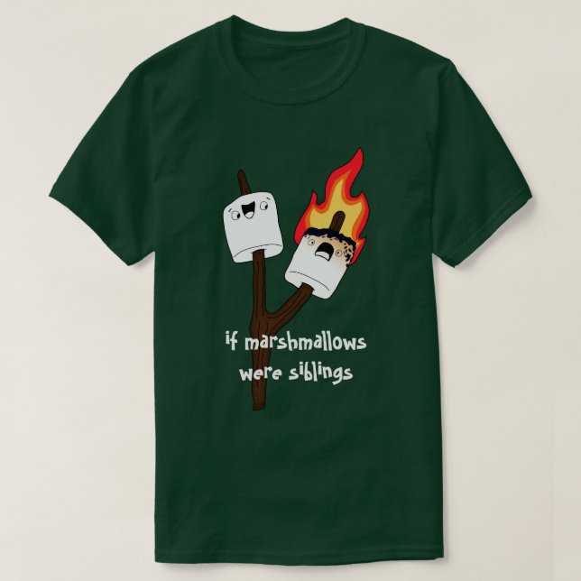 Marshmallow Syskon T Shirt (Design framsida)