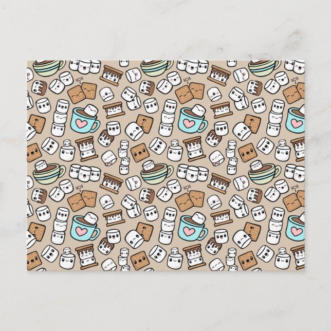 Marshmallow Treats Vykort (Framsida)