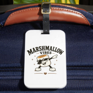Marshmallow-vibbar Bagagebricka
