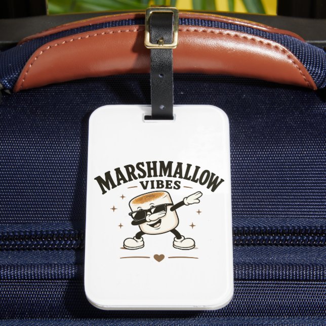Marshmallow-vibbar Bagagebricka (Framsida Insitu 2)