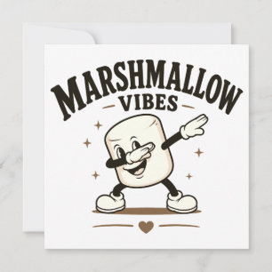 Marshmallow-vibbar Inbjudningar