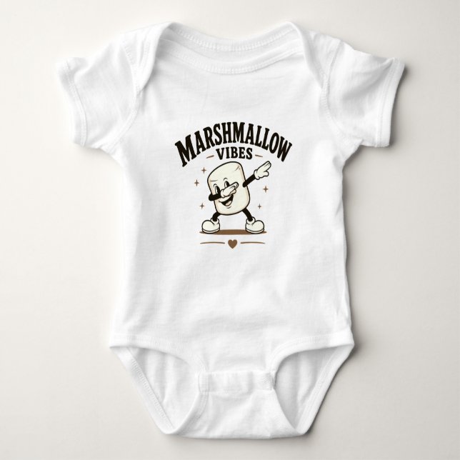 Marshmallow-vibbar T Shirt (Framsida)