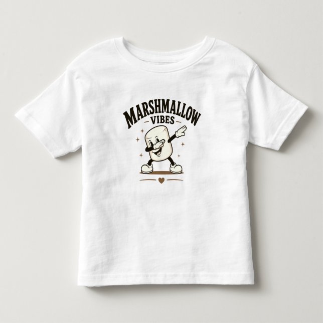 Marshmallow-vibbar T Shirt (Framsida)