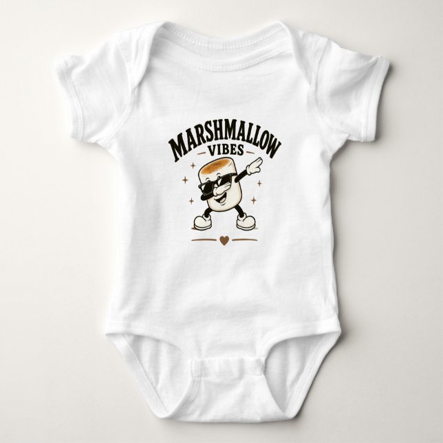 Marshmallow-vibbar T Shirt (Framsida)