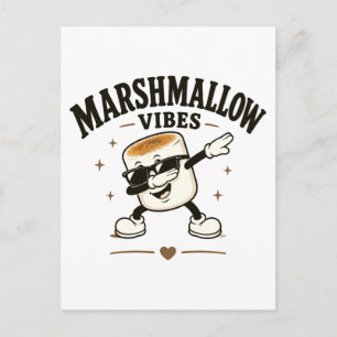 Marshmallow-vibbar Vykort