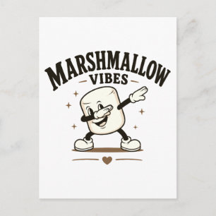 Marshmallow-vibbar Vykort